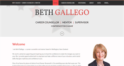 Desktop Screenshot of bethgallego.co.nz